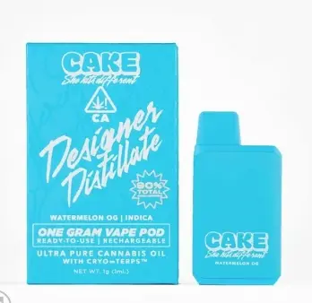 Cake - Watermelon OG Designer Distillate AIO Vape 1.25g