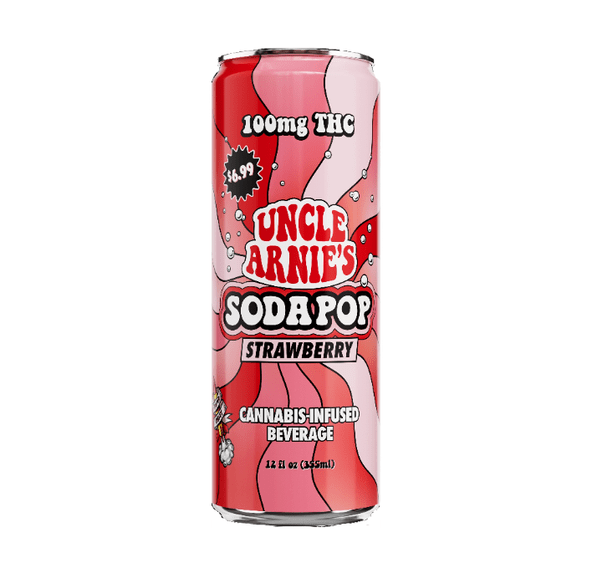 Uncle Arnie's Soda Strawberry 100mg