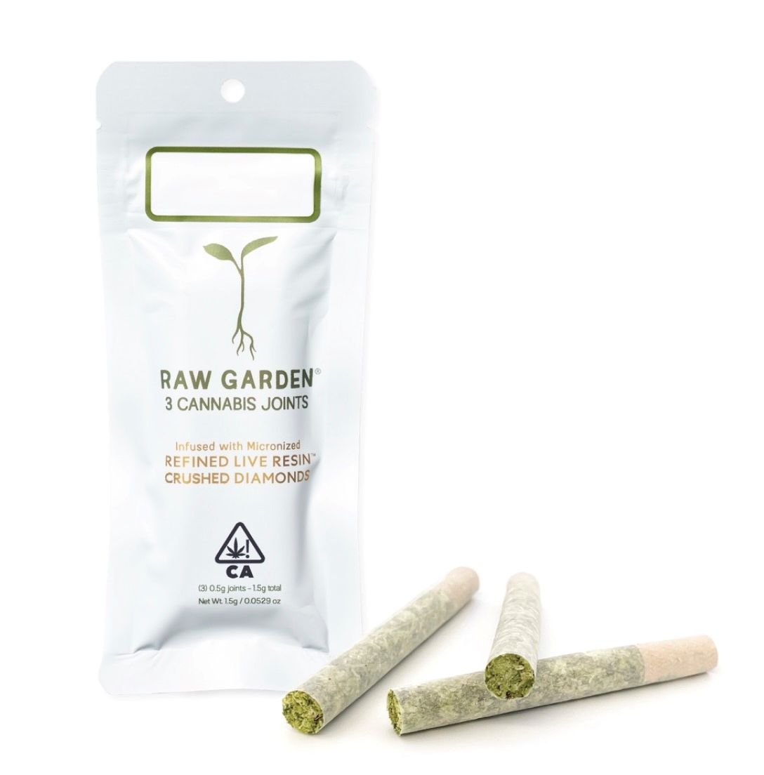 Wedding Cake (3) 0.5g Joints, Raw Garden