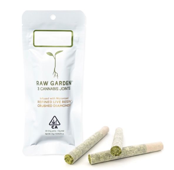 Wedding Cake (3) 0.5g Joints, Raw Garden