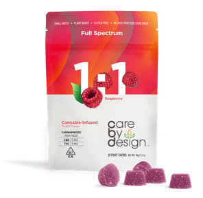 Care By Design Gummies Raspberry 1:1 100mg/100mg