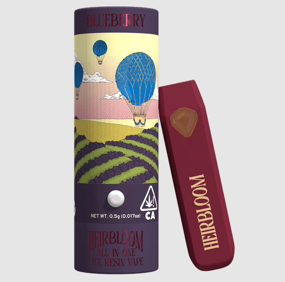 Blueberry Live Resin Vape