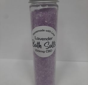 CBD Bath Salts (250mg) Lavender