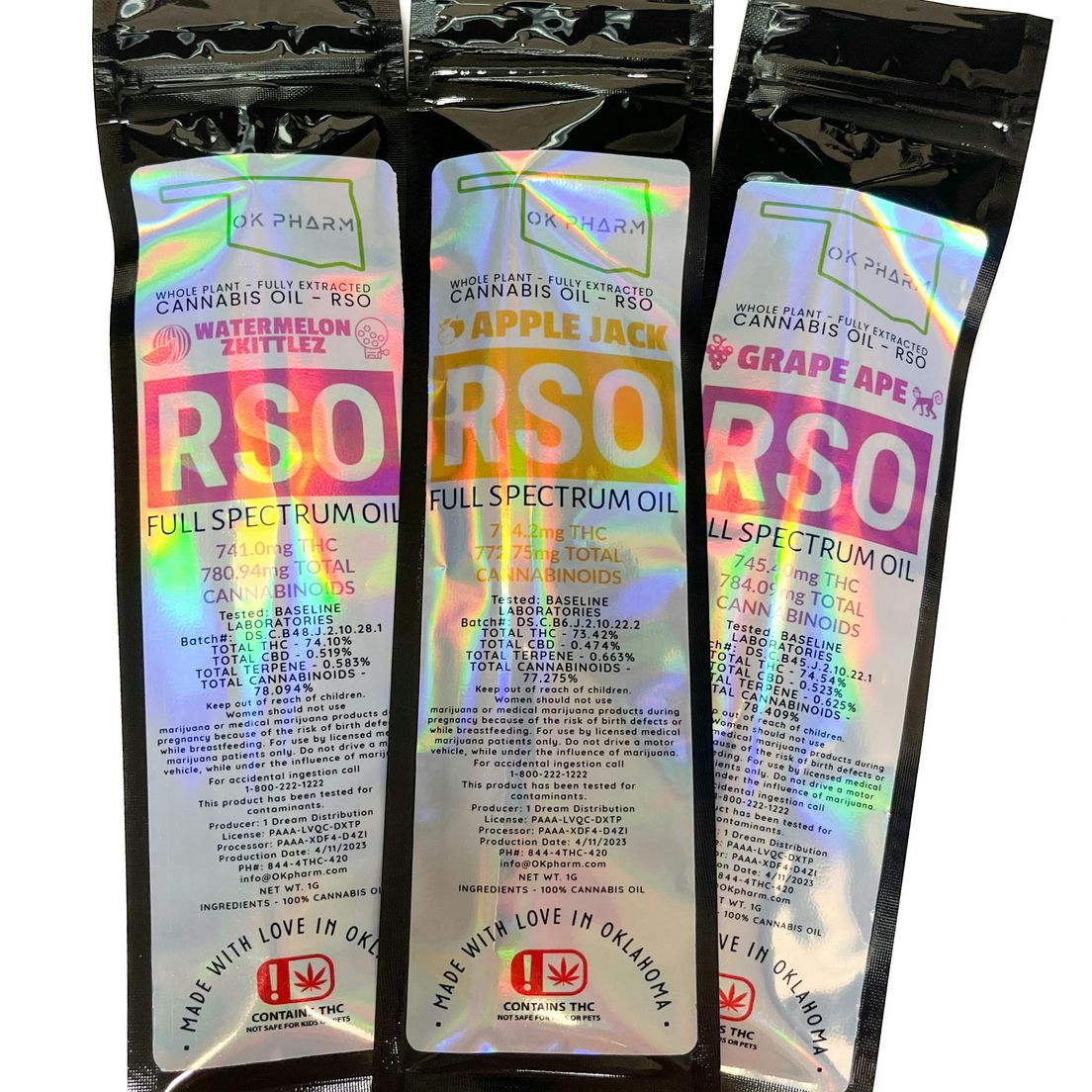 OK Pharm - STRAIN-SPECIFIC RSO - OGKB - 1g - INDICA