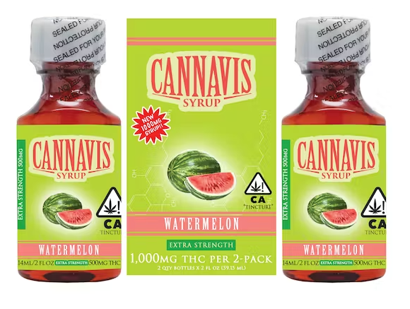 1,000mg Watermelon THC Syrup - Extra Strength