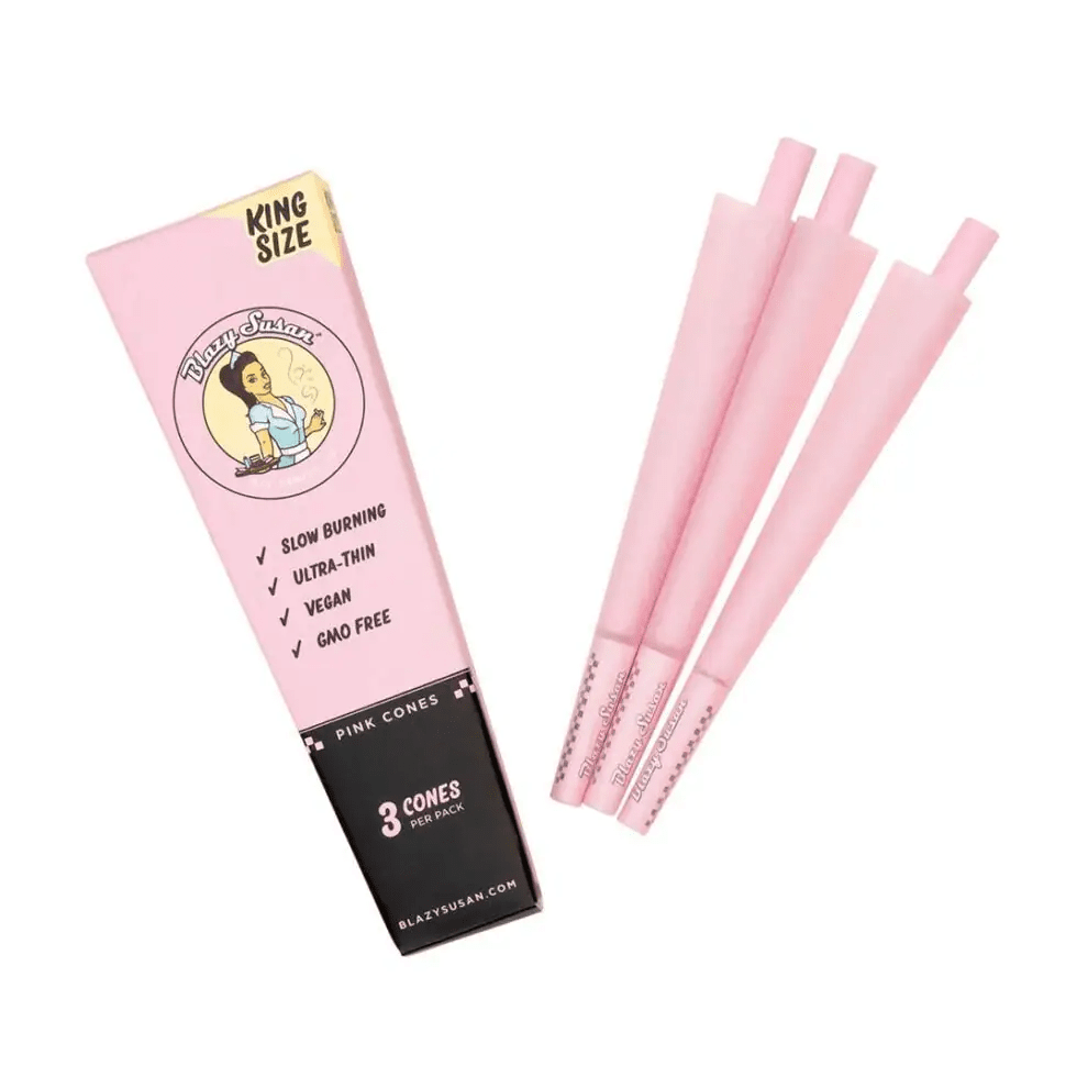 Blazy Susan Pink Cones - 3 Pack - King Size