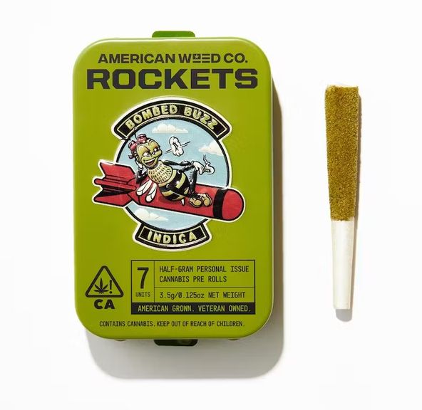 American Weed Co. Infused Pre-roll Pack Bombed Buzz 3.5g