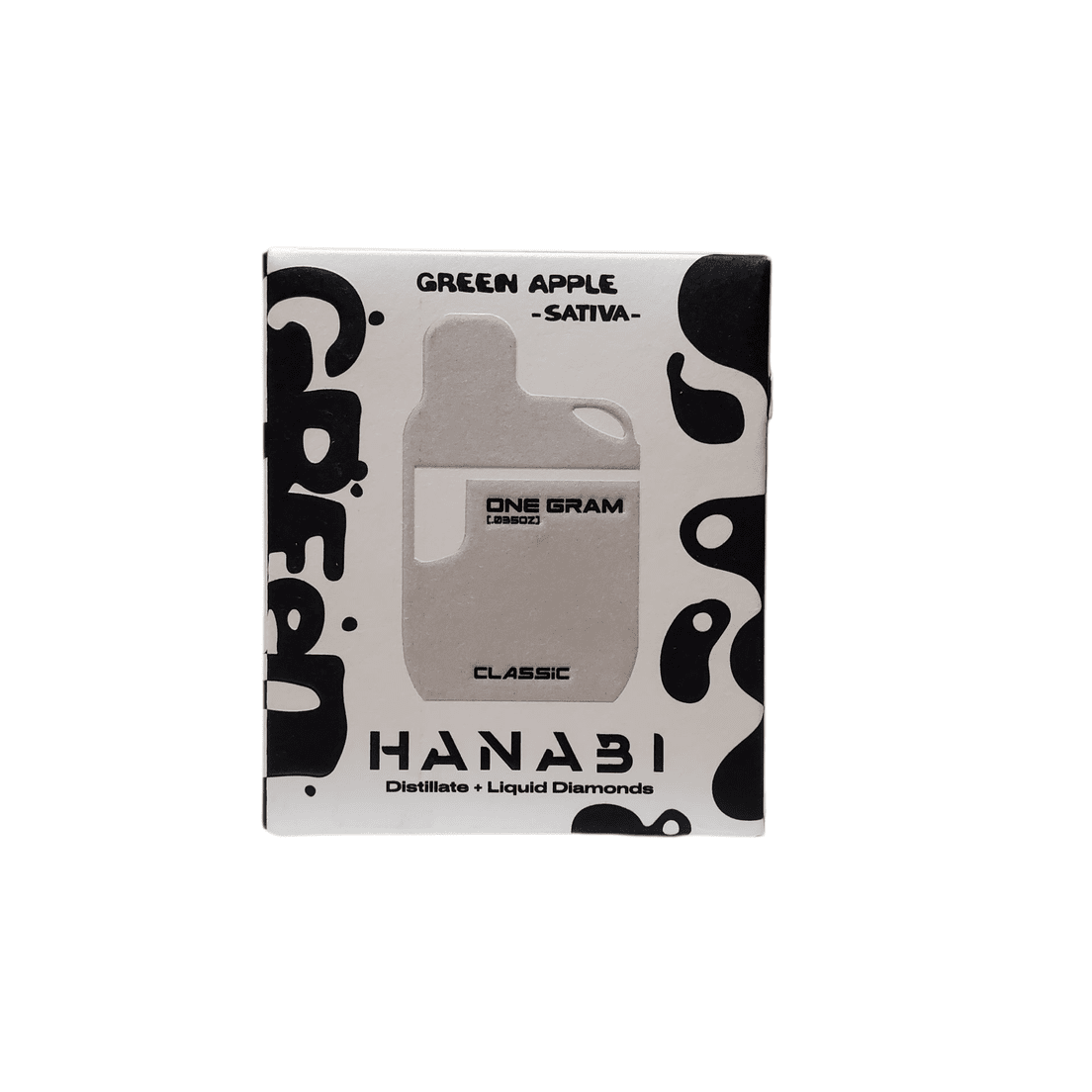 Hanabi - Green Apple Disposable Vape 1g