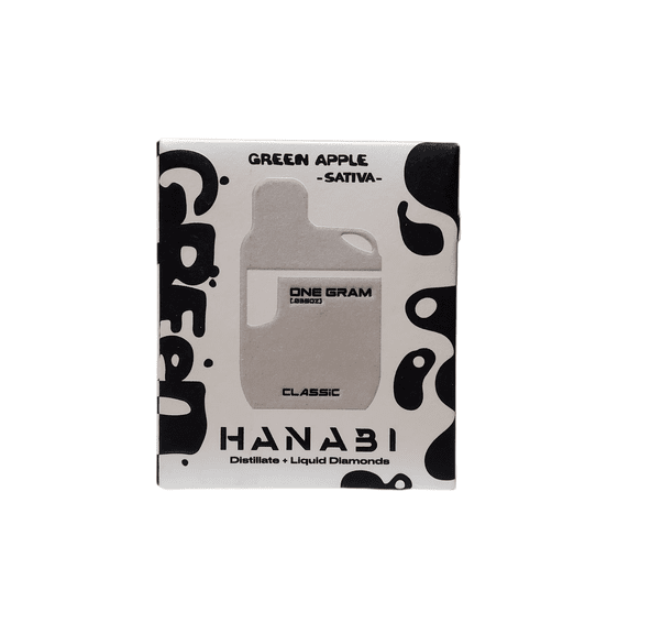 Hanabi - Green Apple Disposable Vape 1g