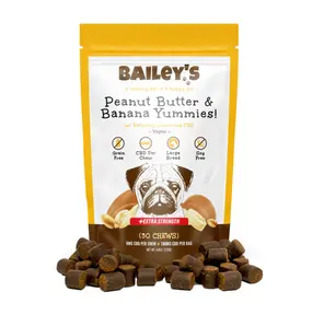 BAILEY'S- CBD SOFT CHEWS 180MG PEANUT BUTTER AND BANANA