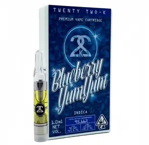 22K | Vape Cart | 1g | Distillate | Blueberry Yum Yum