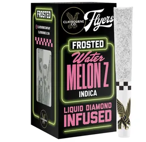 Claybourne Co. - Watermelon Z Flyers Frosted Infused Pre-Rolls - 5ct