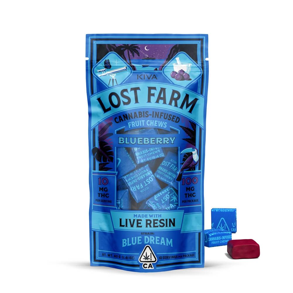 100mg Blueberry Chews - LOST FARM