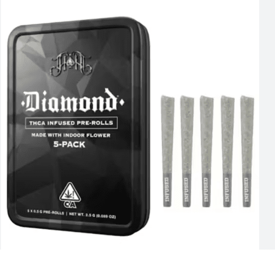 HEAVY HITTERS FIG BAR 5PK THCA INFUSE PRE-ROLLS INDICA 2.5G