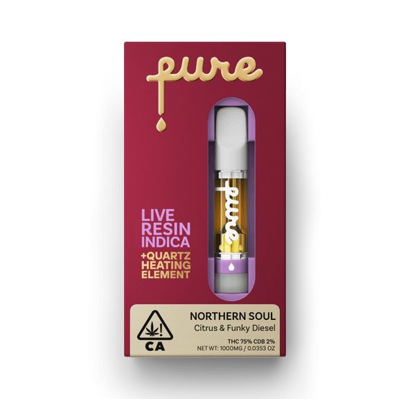 Pure- Northern Soul Live Resin Cartridge 1g (I)
