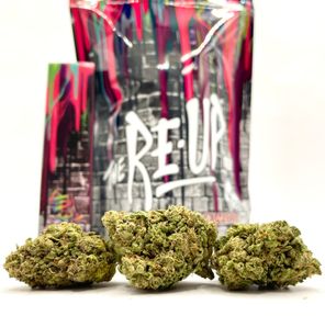 PRE-ORDER ONLY *Deal! $79 1 oz. Door Knocker (25.7%/Indica) - The Re-Up + Rolling Papers