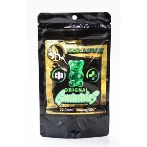 Heady Harvest 1000MG CBD Gummie Bears 50MG each