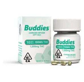 Buddies - 100mg THC Softgels - 10ct
