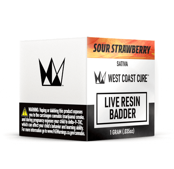 Sour Strawberry - 1G Live Resin Badder