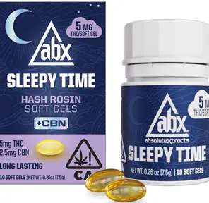 ABX - 5mg Sleepy Time Solventless + CBN Soft Gels - 10ct
