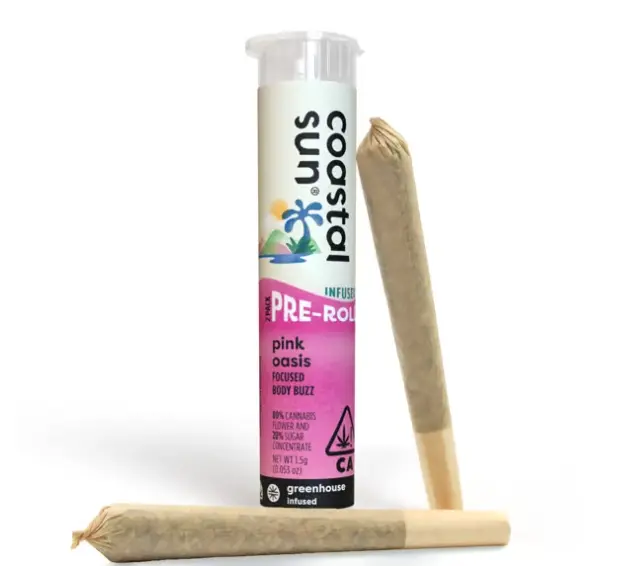 Coastal Sun - Pink Oasis 2pk Infused Preroll 1.5g