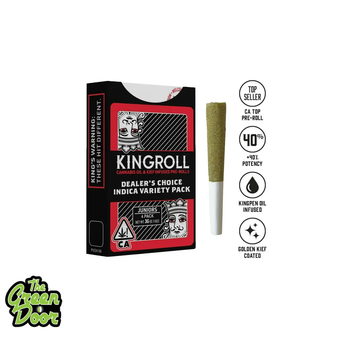 Kingroll - Indica Mix #9 - Inf PR - 4PK - 3g