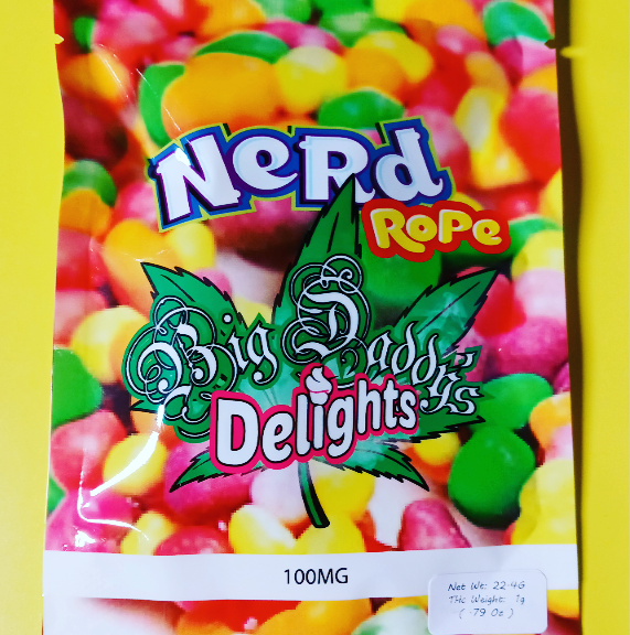 Big Daddy Delights Nerd Rope 100mg