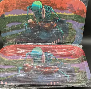 AFG Distribution- Boxer- Grateful Dead- Pulsar- Metal Rolling Tray- Magnetic Lid- 11 x 7