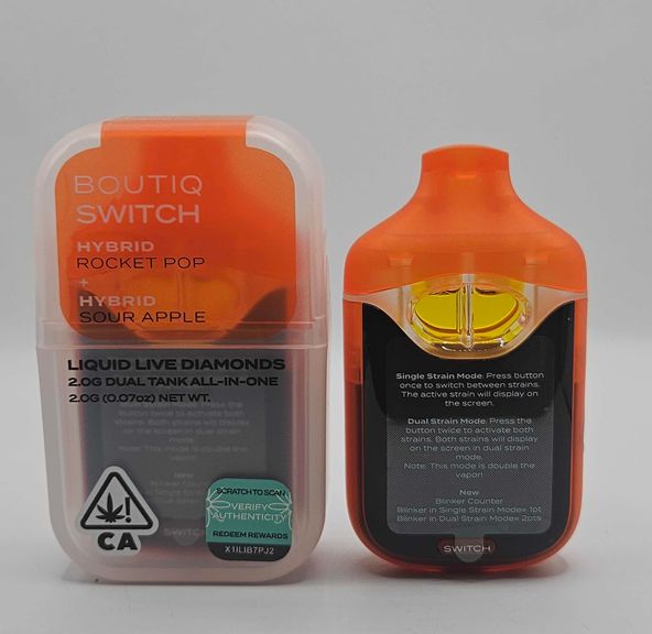 Boutiq - Disposable - Switch - Rocket Pop x Sour Apple - 2g