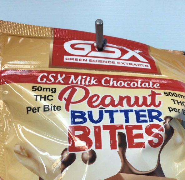 GSX Chocolate Bites Peanut Butter 500mg