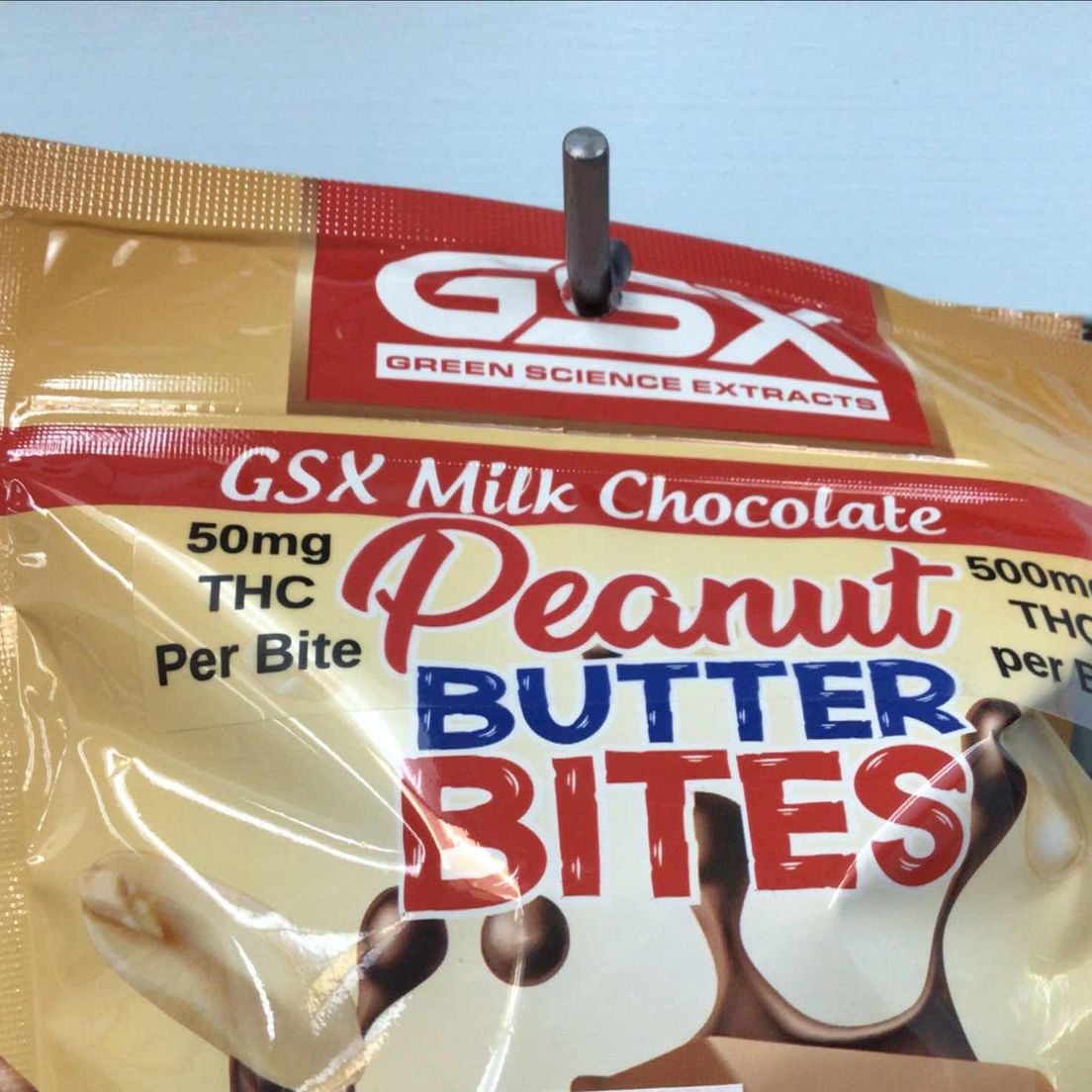 GSX Chocolate Bites Peanut Butter 500mg