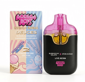 Bodega Boyz | AIO Vape | 1g | Dual | Live Resin | Bubble Gum Gelato (I) x Spun Sugar (I)