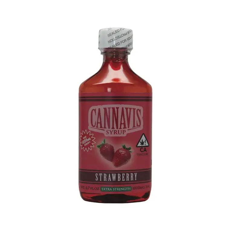 Cannavis: Infused Syrup - Strawberry, 1000mg