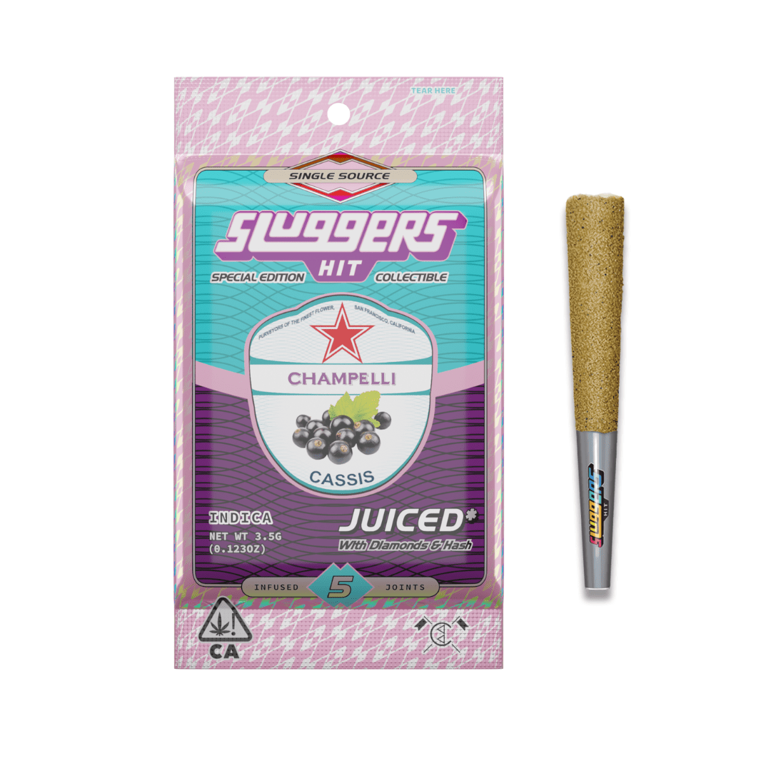 Sluggers Infused Pre-roll Pack Champelli Cassis 3.5g