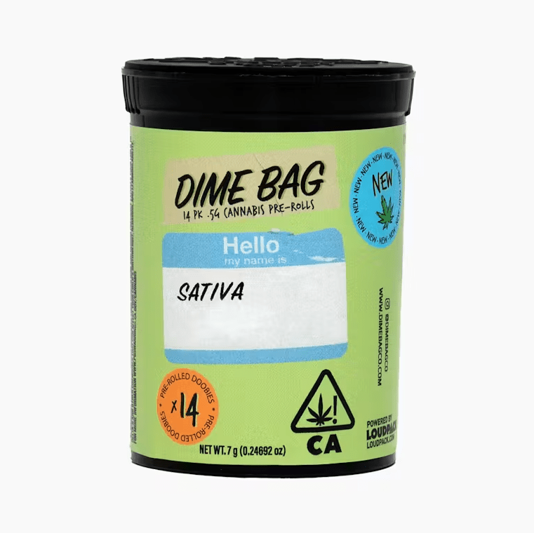 Dime Bag Pre-roll 14pk Colombian Mojito 7g