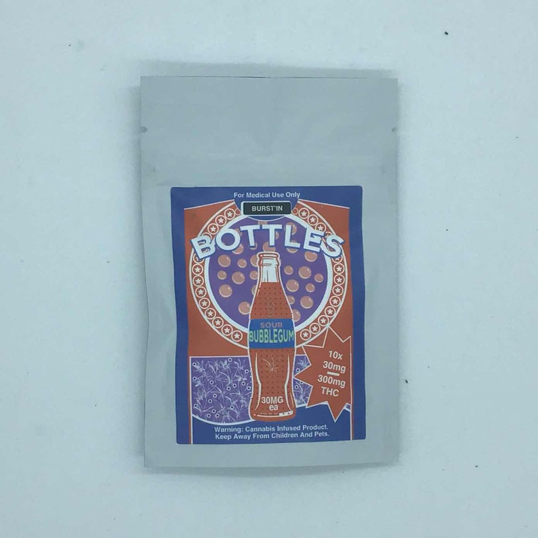 300mg Sour Bubblegum Gummy