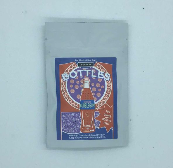 300mg Sour Bubblegum Gummy