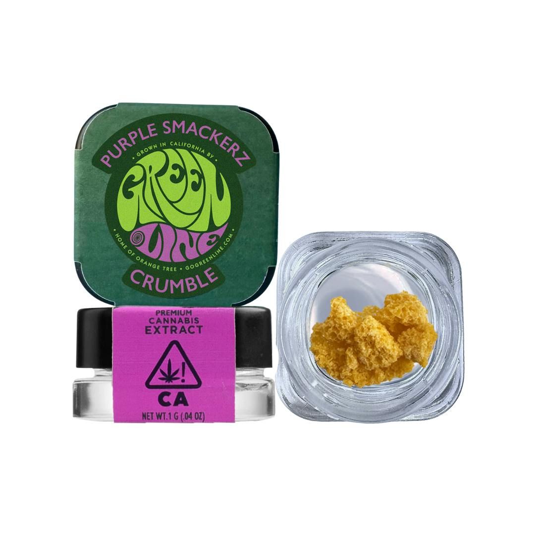 GREENLINE - Crumble 1g - Purple Smackerz