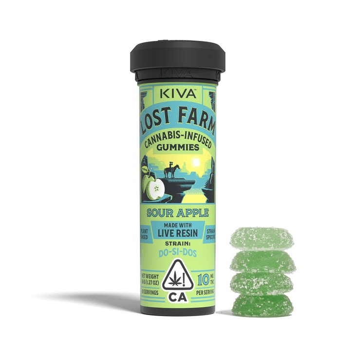 Lost Farm Sour Apple 'Do-Si-Dos' Gummy