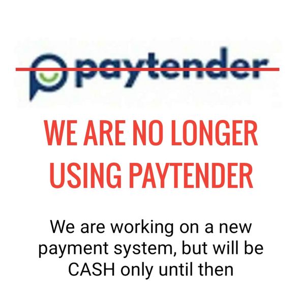 0. CASH ONLY UNTIL FURTHER NOTICE