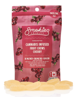 Sweet Cherry 100mg THC:50mg THCV 1:1 Fruit Chews
