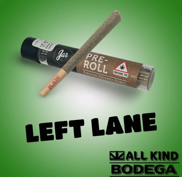 Left Lane 1g Preroll (@jarcannabis2.0)