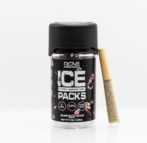 Ice Packs Rosin, Diamond, Hash Infused - 5pk - Acapulco Gold 2.50 g