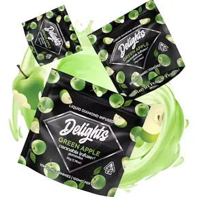 Green Apple Delights Gummies Liquid Diamond Infused 50.00 g