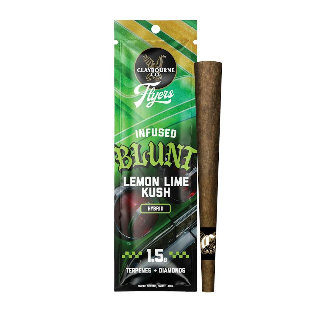 Claybourne Co. - Lemon Lime Kush - Flyers Infused Blunt 1.5g