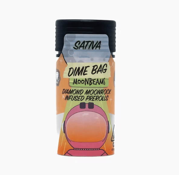 Dime Bag Moon Beams Pre-roll Pack Pineapple Trainwreck 2.5g