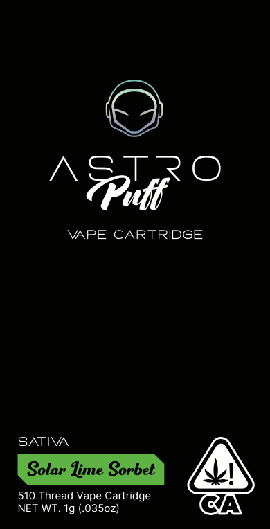 Astro Puff - Solar Lime Sorbet Cartridge (510) 1g