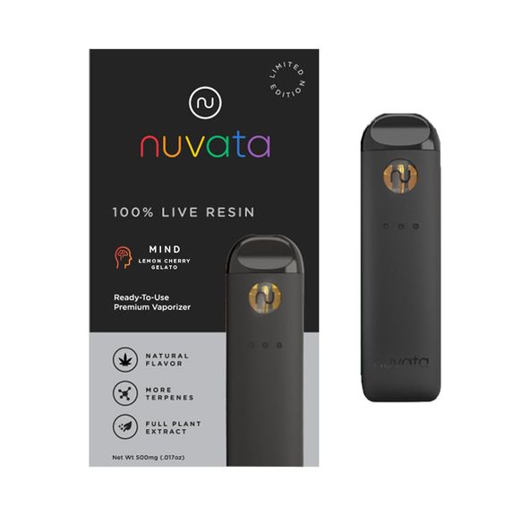 G. Nuvata .5g THC Live Resin Disposable Vape Pen - Mind Lemon Cherry Gelato