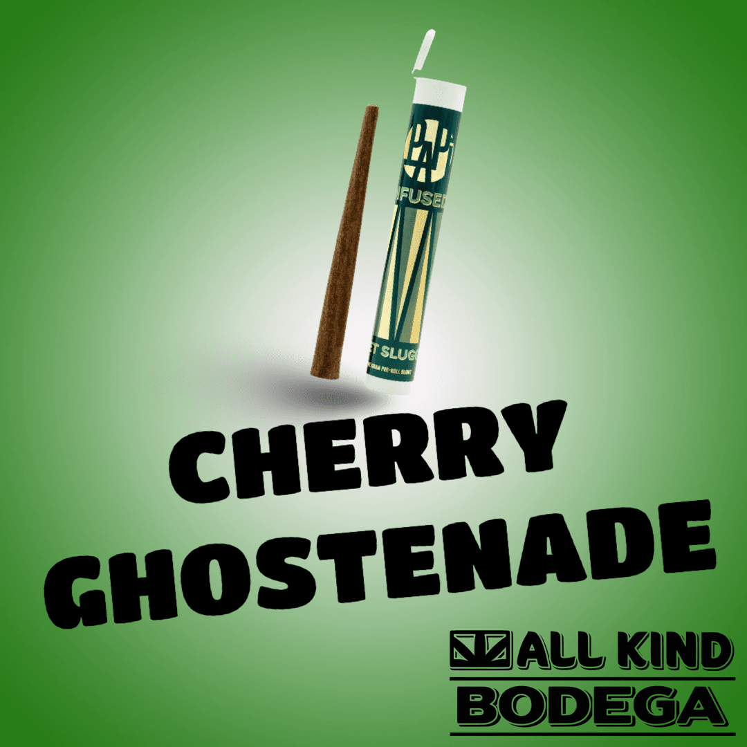 Blunt Infused - Cherry Ghostenade Sweet Slugger 1g (@papicannabis)