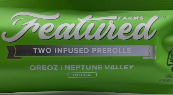 Oreoz (indica) - 1g Infused Preroll 2 pack (THC 40%) by Featured Farms